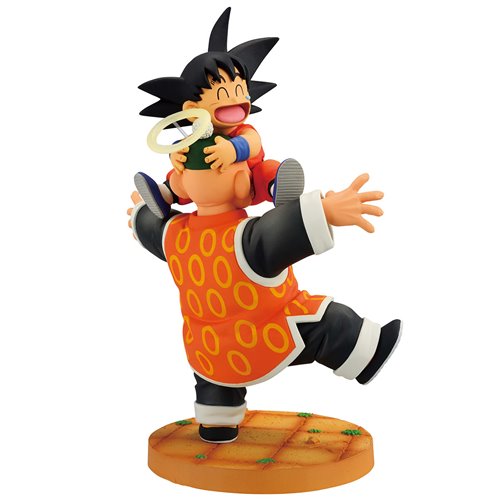 Dragon Ball Son Goku and Grandpa Son Gohan Dragon History II Revible Moment Statue