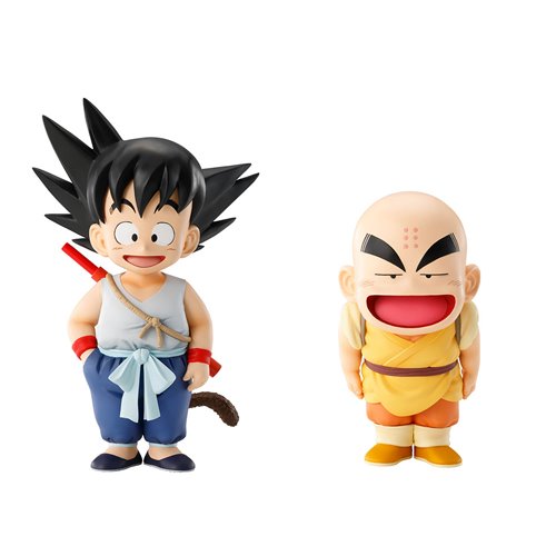 Dragon Ball Son Goku and Krillin Son Goku Training Section Ichibansho Masterlise Statue