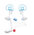 Dunn-Rite Clear Shot Pool Basketball Volleyball Set With Stainless Steel Rims
