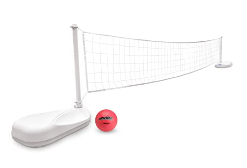 Dunn-Rite Clear Shot Pool Basketball Volleyball Set With Stainless Steel Rims