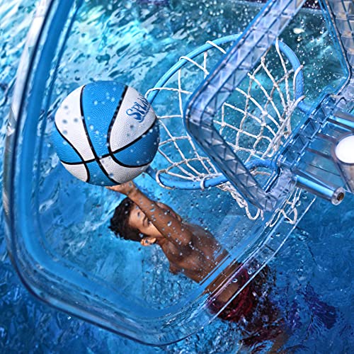 Dunn-Rite Clear Shot Pool Basketball Volleyball Set With Stainless Steel Rims