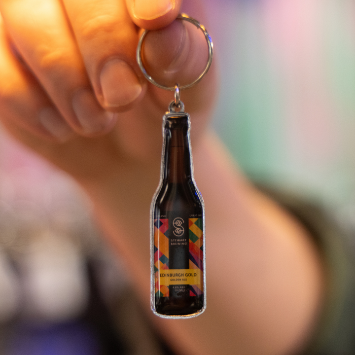 Edinburgh Gold Keyring Bottle Opener