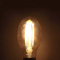 Eggplant Amber Glass 6W 2700K Dimmable LED E27 Light Bulb