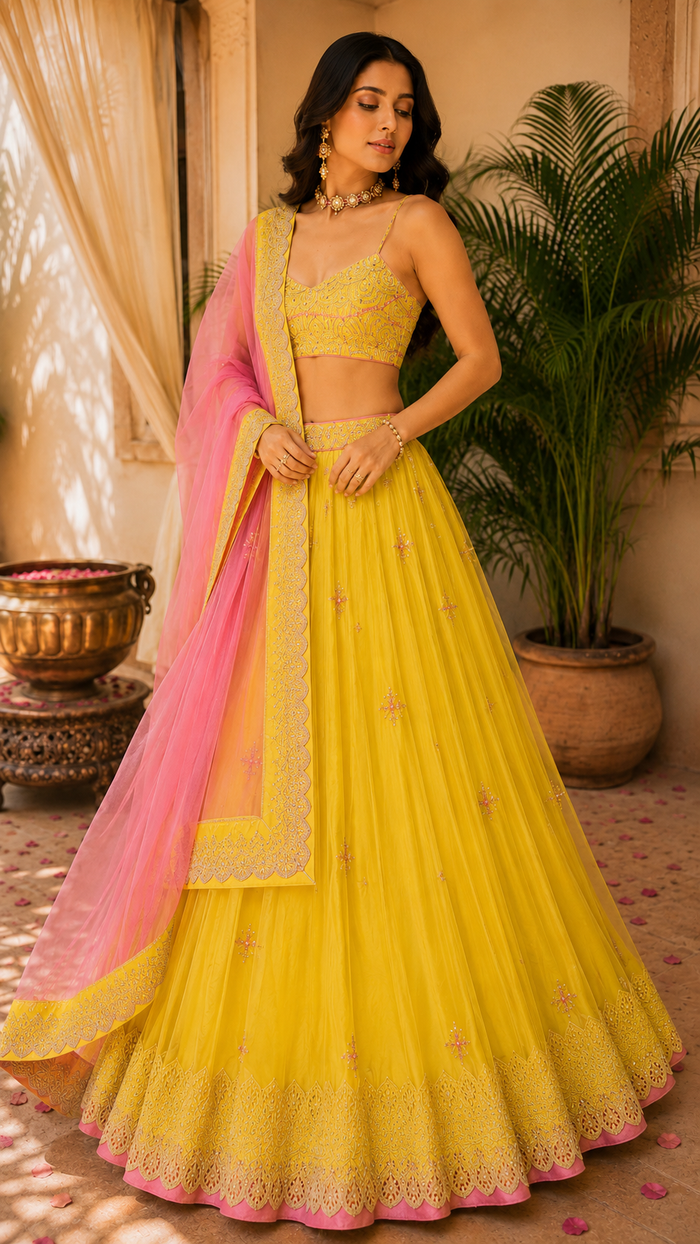 Embroidered Lehenga Set