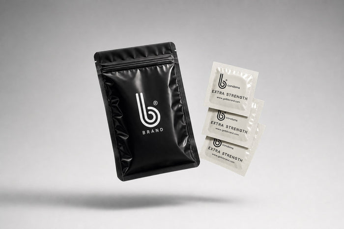 Extra Strength B Condoms pack