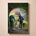Personalized Fairy Tale Trail portrait canvas