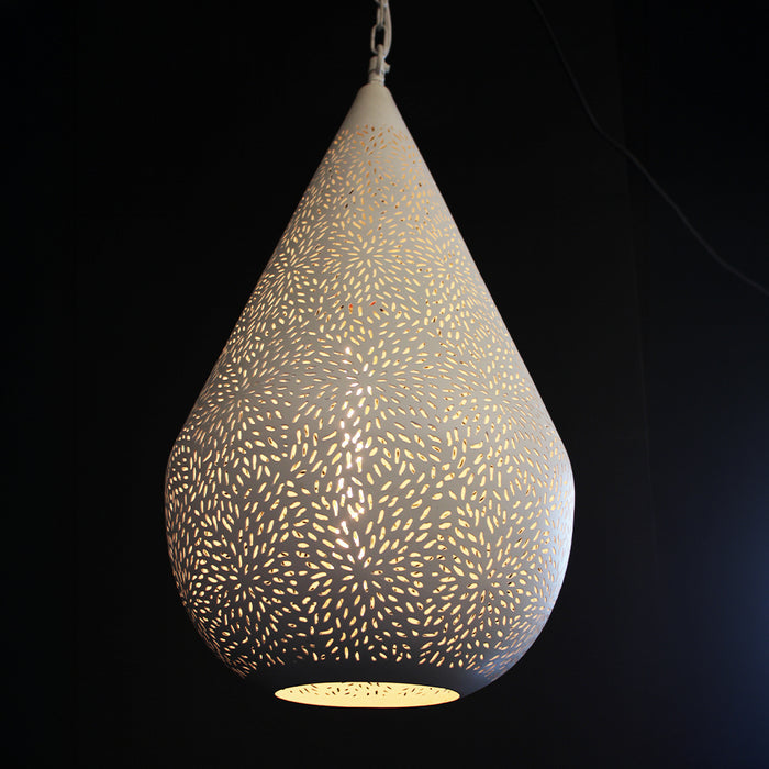 Faiza Medium white - Pendant light - Murano Plus