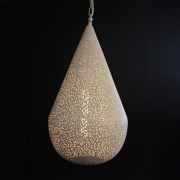 Faiza Medium white - Pendant light - Murano Plus