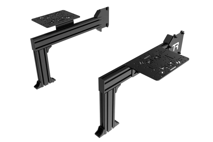 Flight Sim Control Mounts with 2 Side Supports for all Aluminum Cockpits