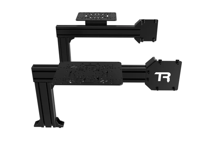Flight Sim Control Mounts with 2 Side Supports for all Aluminum Cockpits