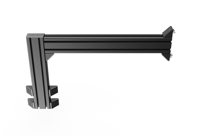 Flight Sim Control Mounts with 2 Side Supports for all Aluminum Cockpits
