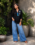Floral Embroidered Shirt