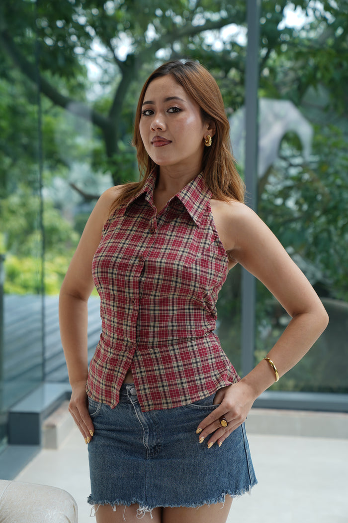 Fox shirt- Halter neck