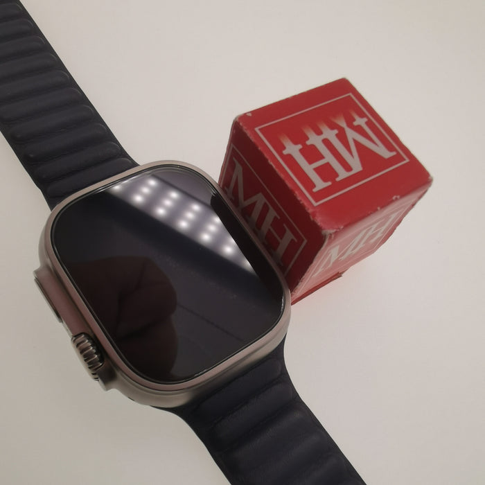 Full coverage tempered glass protection for apple watch ultra set