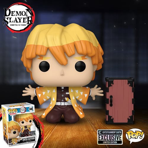 Funko Pop Demons Slayer   Zenitsu With Box Ee Exclusive