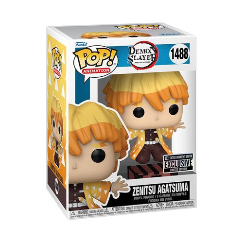 Funko Pop Demons Slayer   Zenitsu With Box Ee Exclusive