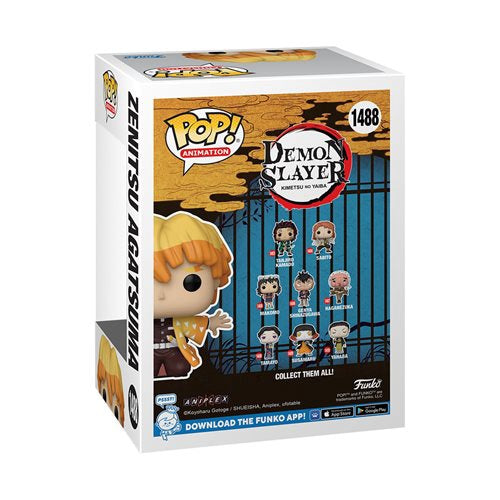 Funko Pop Demons Slayer   Zenitsu With Box Ee Exclusive