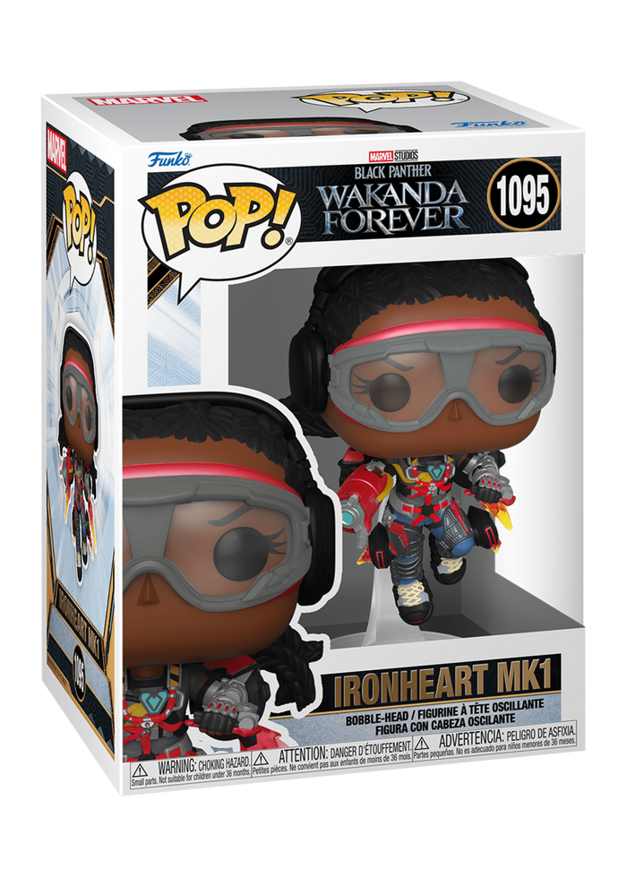 Funko Pop Marvel   Black Panther Wakanda Forever   Iron Heart Mk1