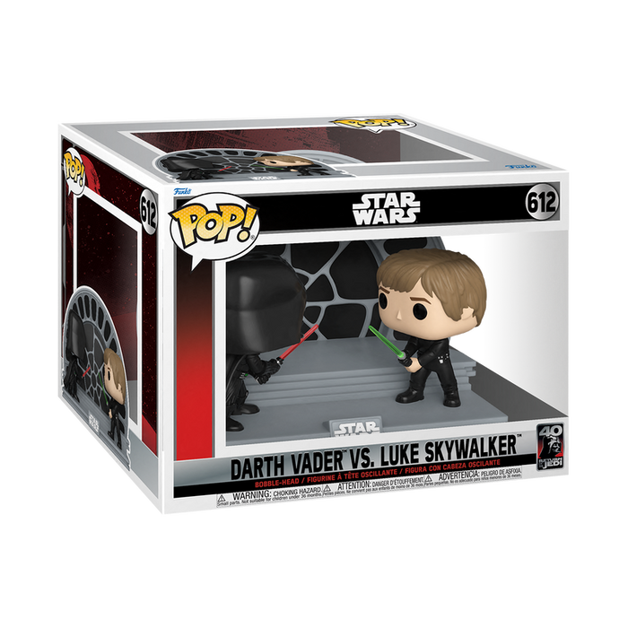 Funko Pop Moment Return Of The Jedi 40Th  Darth Vader Vs Luke Skywalker