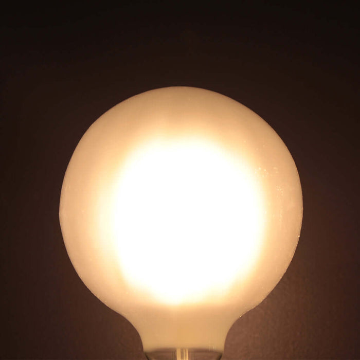 G125 Sand 8W 2700K LED E27 Light Bulb