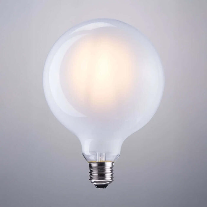 G125 Sand 8W 2700K LED E27 Light Bulb