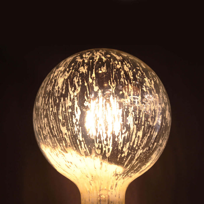 G125 Silvered 4W 2700K LED E27 Light Bulb