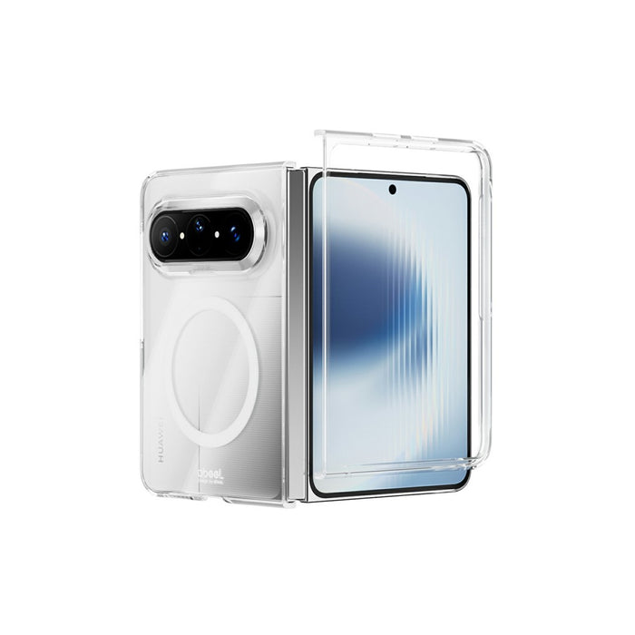 Huawei Pura X Max - Abeel Magnetic Crystal Clear PC Hard Crystal Phone Case