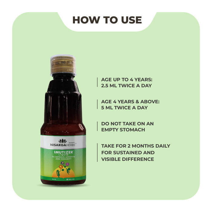 Imutizer Syrup - Ayurvedic Immunity Booster Syrup for Kid