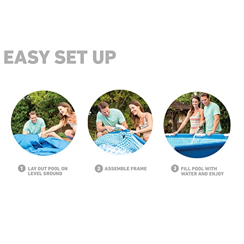 Intex Metal Frame Pool 12X30 Feet Summer Family Outdoor Fun