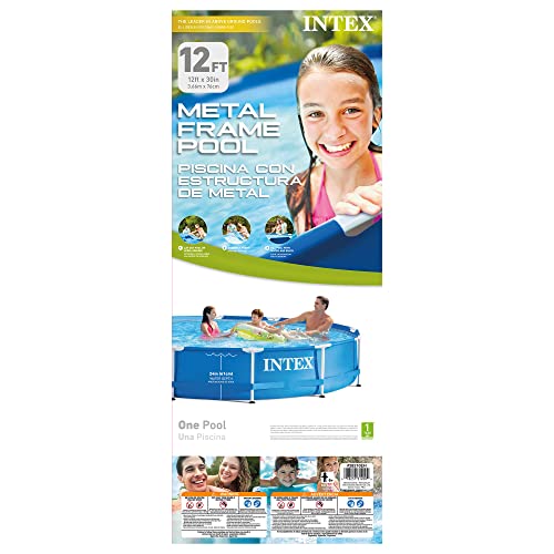 Intex Metal Frame Pool 12X30 Feet Summer Family Outdoor Fun