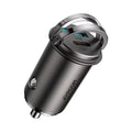 Joyroom Car Charger - 45W Mini Dual-Port Metal Ring-Pull Car Charger (PD + QC3.0) C-A35