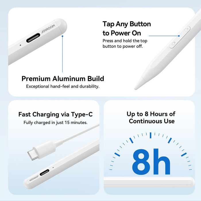 Joyroom Dual-Mode Active Capacitive Stylus Pen JR-K12 Pro (Android* / iOS*)