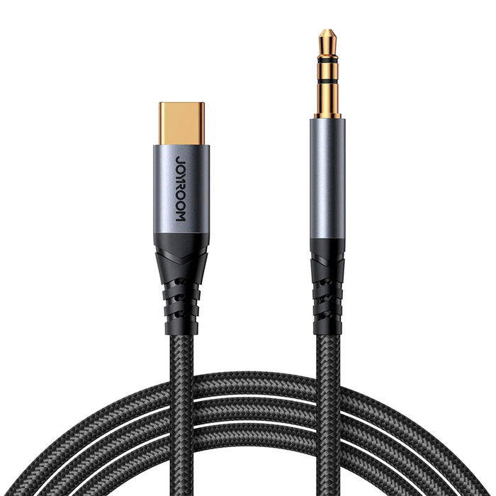 Joyroom SY-A07 Audio-Transfer Series AUX Audio Braided Nylon Cable (Type-C to 3.5mm) 120cm