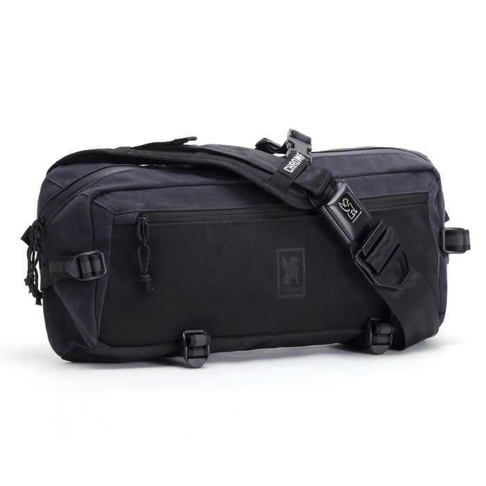 Black Canvas Leather