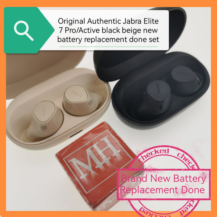 (Left Pro) Original Authentic Jabra elite 7 pro/Active black beige set