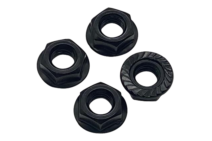 M8 Flange Nuts - Set of 4