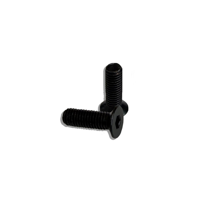 M8 x 25mm Hardened Flat Hex Screws - Pack of 10