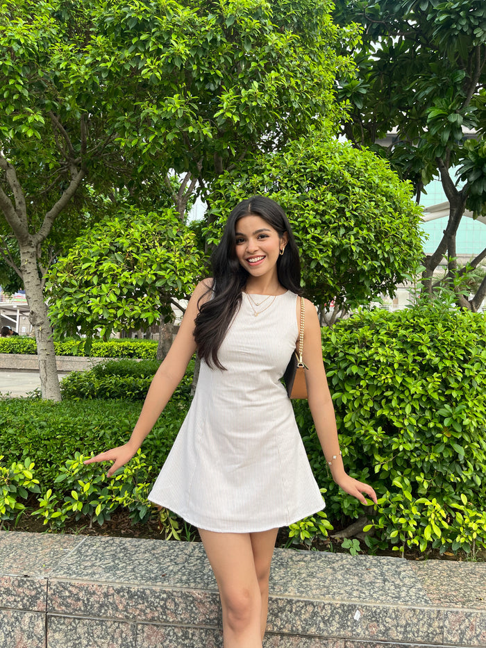 Mary Beige Dress
