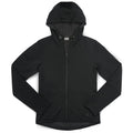 Men's merino blend hoodie in black #color_black