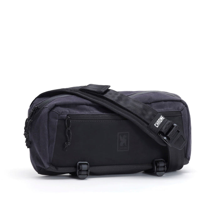 Black Canvas Leather