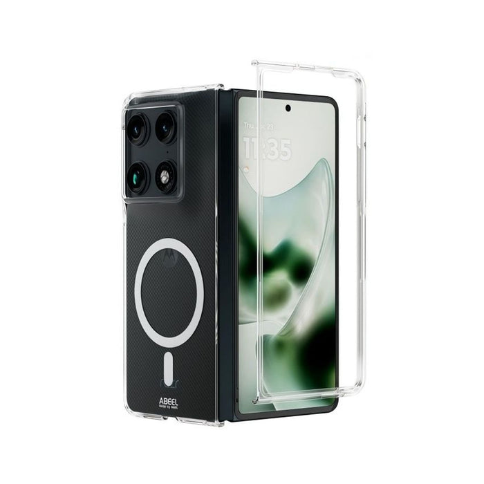 Motorola Razr Fold - Abeel Magnetic Crystal Clear PC Hard Crystal Phone Case