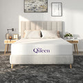 NapQueen Eight Inch Bamboo Charcoal Memory Foam Mattress For Cozy Comfort