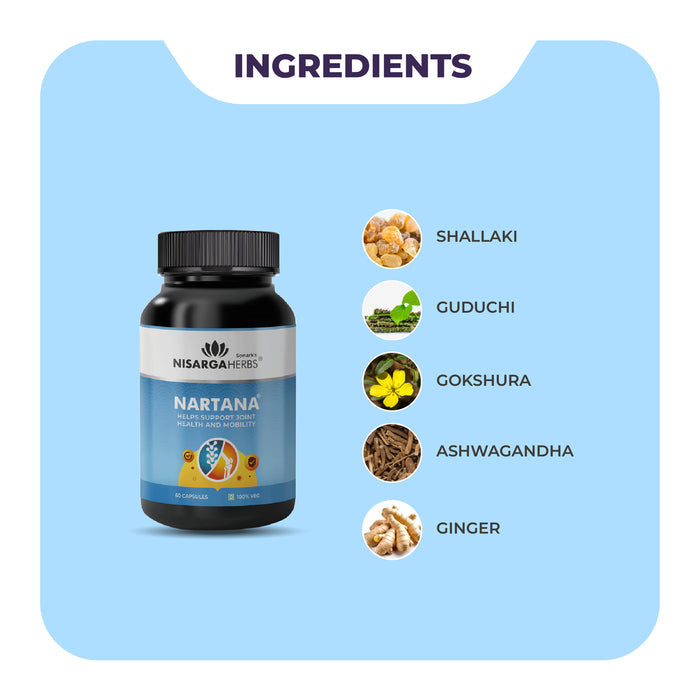 Nartana Capsule - Ayurvedic capsules to support joint health and mobility