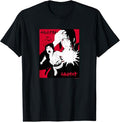 Naruto Shippuden Itachi & Sasuke Two Color with Kanji Adult Crew Neck T-shirt