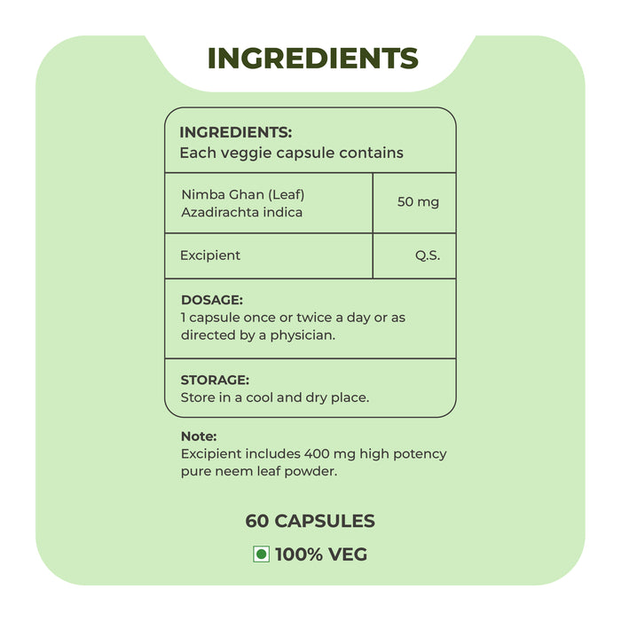 Neem - Clinically-validated natural immunity enhancer to prevent infections