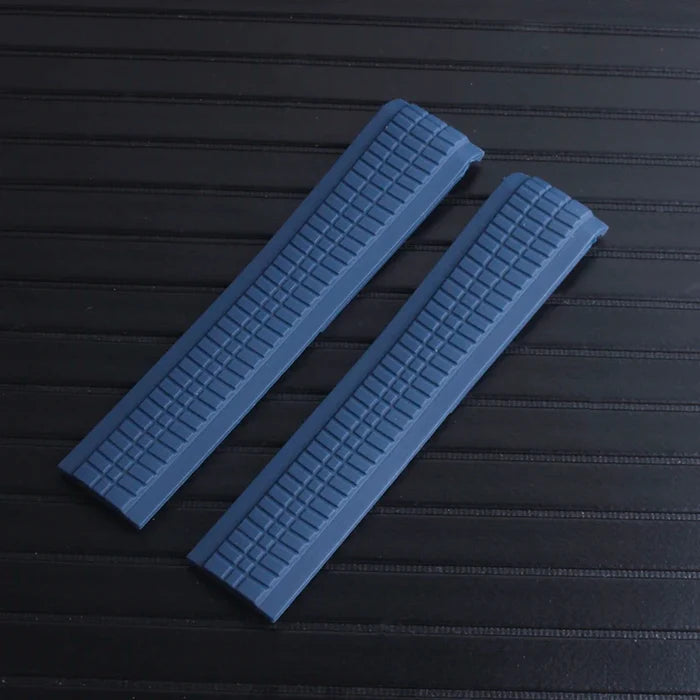 New 21mm Curved Silicone Rubber Watchband For SP0008A, SP0006Q