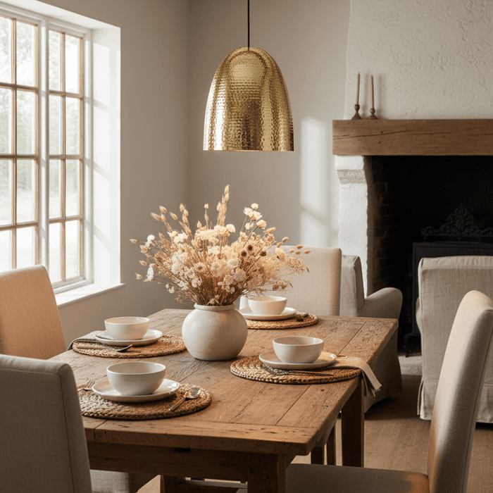 Niente Brass Pendant