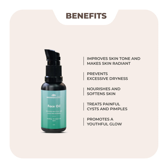 Shop Face Oil for Dry Skin | Ayurvedic Herbal Blend for Radiant Skin