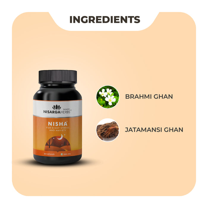 Buy Nisha Made from brahmi and jatamansi help in sleep