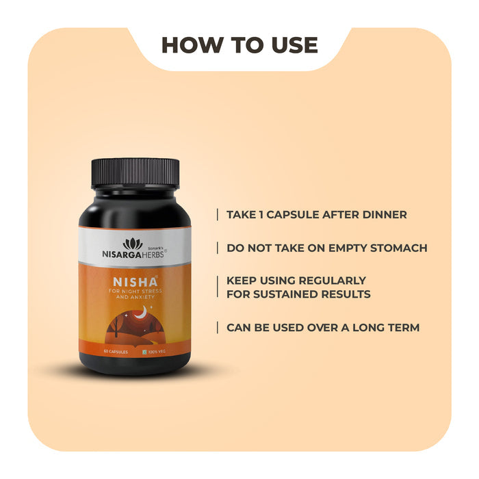 How to take nisha capsule for sleep